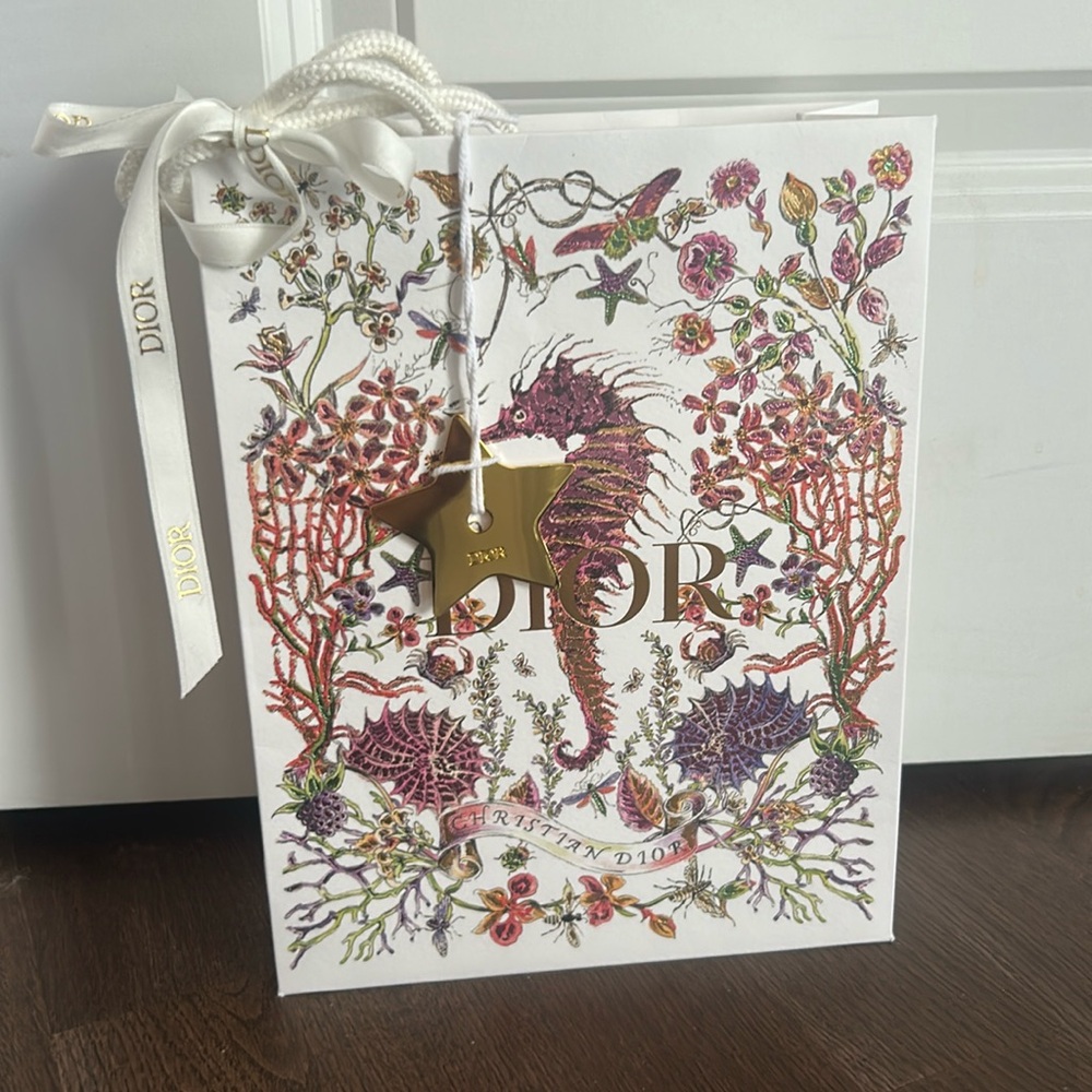 DIOR gift bag with star ornament